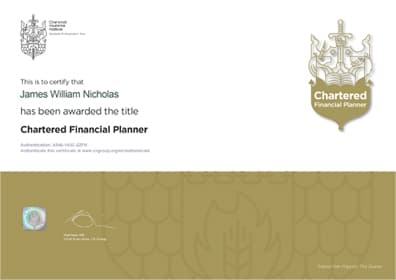 Certificate 1
